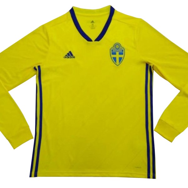 Camiseta Suecia 1ª ML 2018